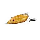 Hunting Hobby Golden Lure Bait Durable Simulation Lure Bait Fishing Tackle Lifelike Fishing Lures for Freshwater Fish for Outdoor-1pc