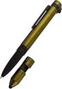 VAGMI 6 IN 1 Plastic Military Pen with Compass, Torch, Tools, Phone Stand And Stylus for Smartphones , Multicolour.