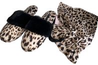 Zapatillas con estampado de leopardo animal de Victoria Secret nuevas medianas