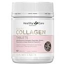 Healthy Care Beauty Collagen - 60 Tablets | with Bioactive collagen peptides, Biotin, Resveratrol, Grapeseed and Vitamin C