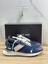 Michael Kors Sneaker Uomo Miles Trainer Pelle Blu Casual Men Shoes 43.5