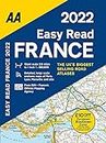 AA Publishing Easy Read Atlas France 2022