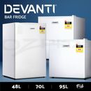Devanti Mini Bar Fridge Portable Electric Refrigerator Cooler Freezer 48/70/95L