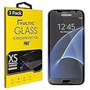 Vultic Screen Protector [3 Pack] for Samsung Galaxy S7 [Case Friendly], Tempered Glass Film Cover