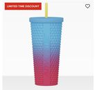 Multi color Tumbler, 24oz, New, Advocare, Spark, Insulated, Pink, Blue, Water