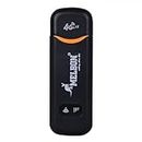 Melbon T708 4G LTE WiFi USB Tri Band Dongle Stick with 4G Sim Network Support, Plug & Play 4G Data Card with Up to 150Mbps Data Speed, Sim Adapter Included (Black) - Smartphone