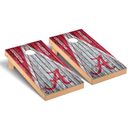 Alabama Crimson Tide 2' x 4' Weathered Triangle Cornhole Board Set