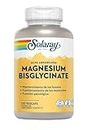 SOLARAY Magnesio Bisglycinato (nuevo nombre pero la misma formula "Magnesio Glycinato") 120 Vegcaps