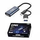 Kreo Lynx Full HD Video Capture Card, HDMI to USB 3.0 Video Capture Card for Gaming, Streaming, Broadcast and Video Recording | Full HD 1080p/ 60FPS Support | Wide Compatibility (Lynx)