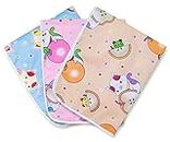 Dakulo Baby Product® Nappy Changing Mat/Sleeping mats/Water Proof Bed Protector with Foam Cushioned for New Born Baby 2 Sheets (6-12 Months)(Size: L-90cms, B-60cms)