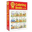 Coloring Books Box Set: Pack of 12 Copy Color Books For Children [Paperback] Wonder House Books