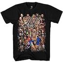 Group Shot John Cena Big Show AJ Styles Daniel Bryan Adult Tee Graphic T-Shirt for Men Tshirt, Premium Black, 1X Tall