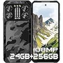 IIIF150 B2 Pro Rugged Smartphone Unlocked - 24GB+256GB,6.78" FHD+ Screen Phone Android 13,108MP+32MP Front Camera, 10000mAh Battery 30W Fast Charge Cellphone, IP68 Waterproof, NFC/WiFi/OTG