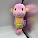 Fisher Price Soothe And Glow Seahorse Plush Pink Music Lights Up Works