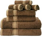 Bamboo Cotton Bath Towels Set 8 Piece Towels for Bathroom 600 GSM Bath Towels