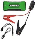Interstate Batteries Jump Starter and Charger 12V 1500A (25,000mAH, 25Ah) Portable LED Jumpstart Battery Power Pack for 12 Volt Automotives, USB Electronics (JMP2500)