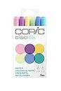 Copic Marker Ciao Markers,Pastels,6-Pack,Assorted