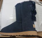 UGG Women's Bailey Bow 2 Fashion Boot Size 6.0 Super Soft Tough Leather 
