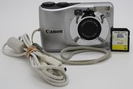 Cámara digital Canon Powershot A1200 12,1 MP plateada + tarjeta SD - probada/funciona ✅