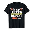 Eat Sleep - Mercato edilizio, modello Repeat I Maglietta