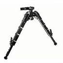 BESTSIGHT Rifle Bipod for Hunting,Picatinny Rail Bipod Easy Carry Folding Design 5 Adjustable Heights Quick Deploy Legs for Stability for Shooting,Quick Release Bipod(7-9inch bipod)