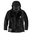 Carhartt Men's Super Dux Relaxed Fit Insulated Traditional Coat, Black, Small