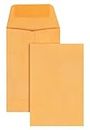 Quality Park Envelopes, 1 Small Parts/Coins Brown Kraft, 2-1/4 x 3-1/2 Inches, 28 lb, Gummed Flap, 500-Pack for Office, Home Use - Envelopes