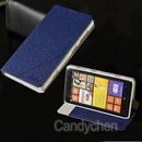 Flip Stand PU Leather Case Cover + Film For Nokia Lumia 625/925/1020/1320/1520