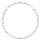 Pearl Necklace for Men,6mm 8mm 10mm Mens Pearl Necklace,18",20",22",24" White Pearl Necklace for Women (18inch(6mm))