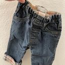 Burberry Bottoms | Burberry Baby Plaid Denim Jeans | Color: Blue | Size: 9mb