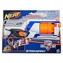 Nerf N Strike Elite Strongarm Toy Blaster with Rotating Barrel, Slam Fire, and 6 Official Elite Darts, Toys for Kids, Teens, and Adults, Boys and Girls, Outdoor Toys, White (packaging may vary)