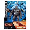 Playmates Skull Island Ferocious Kong with Helicopter & Chain Propeller Monsterverse, Gray, 34824, 4+