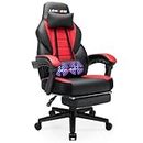 LEMBERI Video Game Chairs with footrest, Big and Tall Gamer Chair for Adults, 400lb Capacity, Racing Style Computer Chair with Headrest and Lumbar Support
