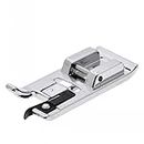 006907008 Low Shank Snap-On Presser Foot for Overlock and Overcast Sewing Machines - For Singer, Brother, Babylock, Euro-Pro, Janome, Kenmore, White, Juki, New Home, Simplicity, Elna - Model 7310BW