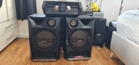 Sony Home Audio System Shake 33 Remote, Speakers Set
