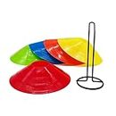 BigTron Disc Cones for Soccer, Football and Basketball Agility Training (Pack of 10)