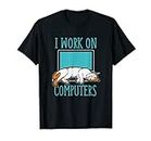 Gatos divertidos en Ordenadores y Computadoras portátiles T-Shirt