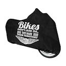 Autofy Scooter Bike Cover Dustproof UV Protection Bike Body Cover for All Two Wheeler Scooter Scooty Activa Size with Carry Bag - Black - Mark Territory