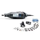 Dremel 200 Rotary Tool 125 W Multi Tool Kit (2 Attachments, 30 Accessories, Two Speed 15,000 or 35,000 RPM for Cutting, Carving, Sanding, Drilling, Polishing, Routing, Sharpening, Grinding)