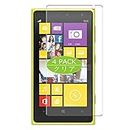 Vaxson Pack of 4 Screen Protectors for Nokia Lumia 1020, Screen Protector Bubble-Free TPU Film [Not Tempered Glass]
