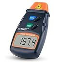 Handheld Digital Tachometer | DT-2234C+ | Non-Contact | for Motor Wheels Lathe Car Industry | Reflective Tape Included for Accurate RPM Measurement
