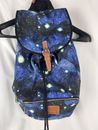 Victoria's Secret PINK Galaxy Celestial Canvas Bookbag/Backpack Blue