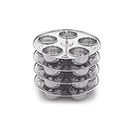 Expresso Multipurpose Stainless Steel Baking Moulds|for Baking Muffins, Cupcakes | Idly Maker and Baking Stand with 20 Cups Compatible with 10-12 Liter, Outer Lid Pressure Cooker