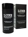 Luxe Professional - fibres épaississantes pour les cheveux - LA CONFIANCE DANS UN POT - 2 mois + approvisionnement - Hypoallergénique, testé par des dermatologues - Plusieurs couleurs disponibles (Noir)