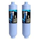 POOLPURE Garden Hose End Pre Filter for Pool, Hot Tub, Spa, Greatly Reduces Chlorine, Heavy Metals, Odor, Fits Any Standard 3/4" Garden Hose Thread, Up to 8,000 Gallons, 2 Pack