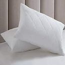 GB TEXTILE 4 PACK- LUXURY PILLOWS QUILTED ULTRA LOFT JUMBO SUPER BOUNCE BACK BED PILLOWS