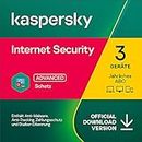 Kaspersky Internet Security 2023 | 3 Geräte | Jährliches Abo | Windows/Mac/Android | Aktivierungscode per Email
