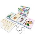 Carson Dellosa 216 Sign Language Flash Cards for Toddlers Ages 3+, 4 Pack of ASL Vocabulary and Sight Word Flash Cards with Signs