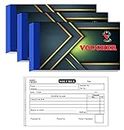 Anvis Debit/Credit Perforated Voucher Book | 18.5 X 10.5 Cm 50 Sheets (Pack Of 3)