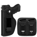 Tactical Gun Holster IWB/OWB Holster Concealed Carry with Double Magazine Pouch